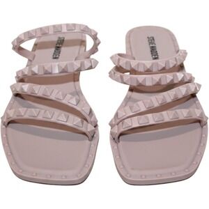 Steve Madden Skyler-J Studded Jelly Slide Sandals Womens 7 Mauve‎